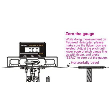 HET80001 AP800 Digital Pitch Gauge-Mad 4 Heli