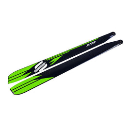 S702-GR Main Blades S702 Green-Mad 4 Heli