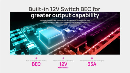 HW30203402 Hobbywing Platinum 120A ESC V5 (3-8S)-Mad 4 Heli