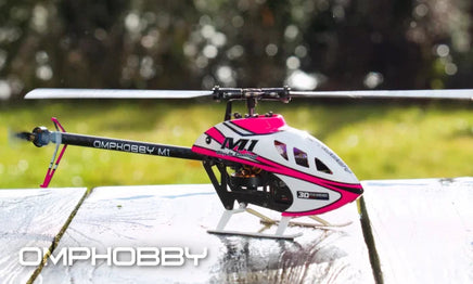 OSHM0061 OMPHOBBY M1 V3 PRO 3D RC Helicopter BNF Cosmic Orange Mad 4 Heli