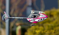 OSHM0061 OMPHOBBY M1 V3 PRO 3D RC Helicopter BNF Cosmic Orange Mad 4 Heli