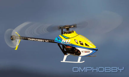 OSHM0061 OMPHOBBY M1 V3 PRO 3D RC Helicopter BNF Cosmic Orange Mad 4 Heli