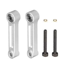 OSHM4012S OMPHOBBY M4 Swashplate Driver Arm Set – Silver-Mad 4 Heli
