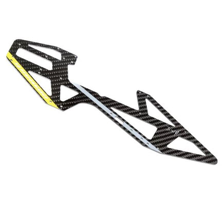 OSHM4014Y-R OMP M4 Right Main Frame – Racing Yellow-Mad 4 Heli