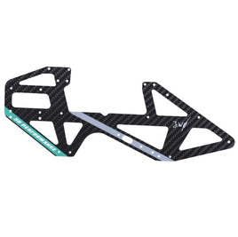 OSHM4X003R M4 MAX Right Main Frame – Blue-Mad 4 Heli