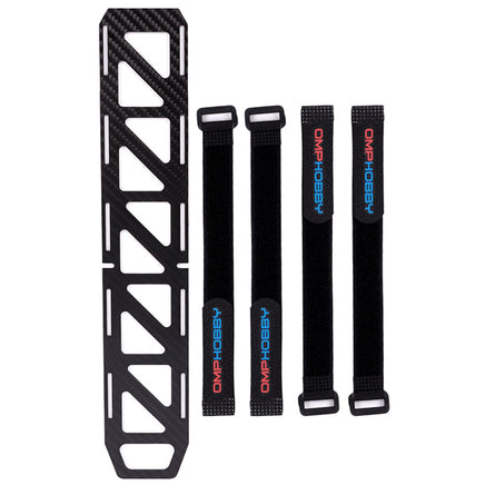OSHM6011 Battery Tray W/Straps-Mad 4 Heli