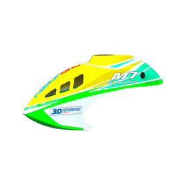 OSHM7003 OMPHOBBY M7 Canopy Lime Yellow-Mad 4 Heli