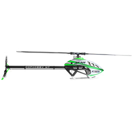 OSHM702G-G OMPHOBBY M7R Aurora Green (with Blades)-Mad 4 Heli