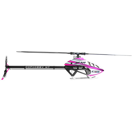 OSHM702G-P OMPHOBBY M7R Nebula Pink (with Blades)-Mad 4 Heli