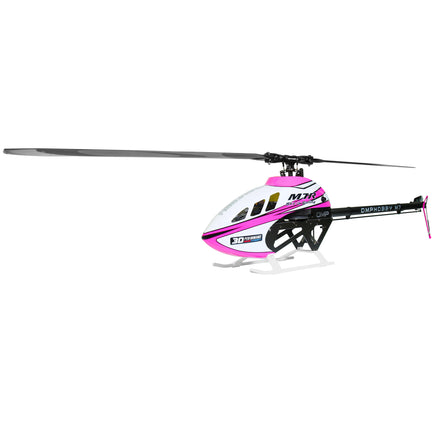 OSHM702G-P OMPHOBBY M7R Nebula Pink (with Blades)-Mad 4 Heli
