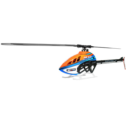 OSHM702R-O OMPHOBBY M7R Cosmic Orange (with Blades)-Mad 4 Heli