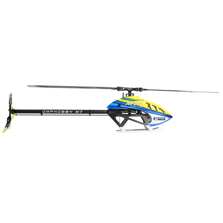 OSHM702R-Y OMPHOBBY M7R Solar Yellow (with Blades)-Mad 4 Heli