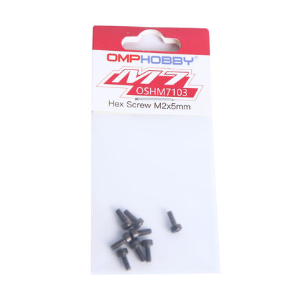 OSHM7103 OMPHOBBY M7 Hex Screw M2x5-Mad 4 Heli