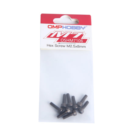 OSHM7106 OMPHOBBY M7 Hex Screw M2.5x8-Mad 4 Heli