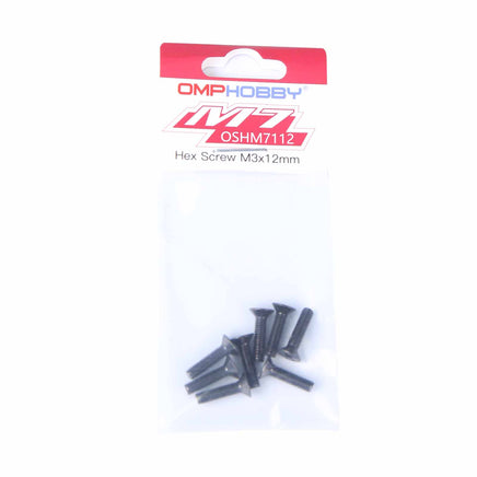 OSHM7112 OMPHOBBY M7 Hex Screw M3x12-Mad 4 Heli