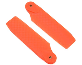 OSP-1051-1 - OXY4 Tail Blade 68mm - Orange Carbon Look Black-Mad 4 Heli