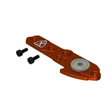 OSP-1170 - OXY3 CNC Alu Tail Case Plate, Orange-Mad 4 Heli