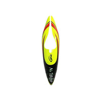 H0920-S - MINICOMET CANOPY YELLOW/RED-Mad 4 Heli