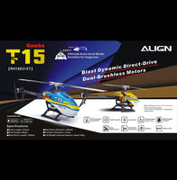 RH15E21XW Align T15 Combo Blue-Mad 4 Heli