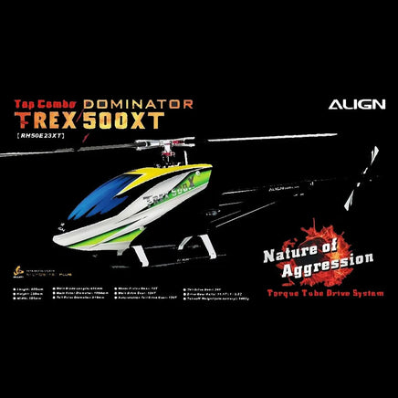 RH50E23X ALIGN T-REX 500XT Top Combo (Torque Tube Version) (Special order)-Mad 4 Heli