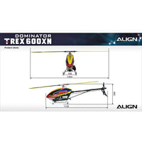 RH60N07XW ALIGN T-REX 600XN Combo-Mad 4 Heli