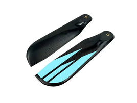 S110-B Tail Blades S110 Light Blue-Mad 4 Heli