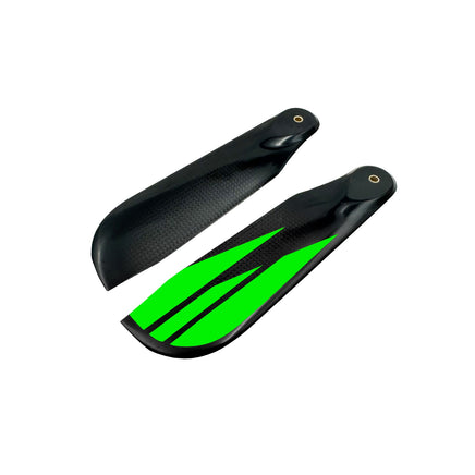 S110-LG Tail Blades S110 Light Green - Goblin Genesis F3C - Mad 4 Heli