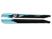 S702-B Main Blades S702 Light Blue-Mad 4 Heli