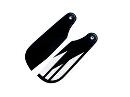 S72-W SAB Carbon Fiber Tail Blades 72mm White-Mad 4 Heli