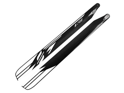 S722-W Main Blades S722 White-Mad 4 Heli