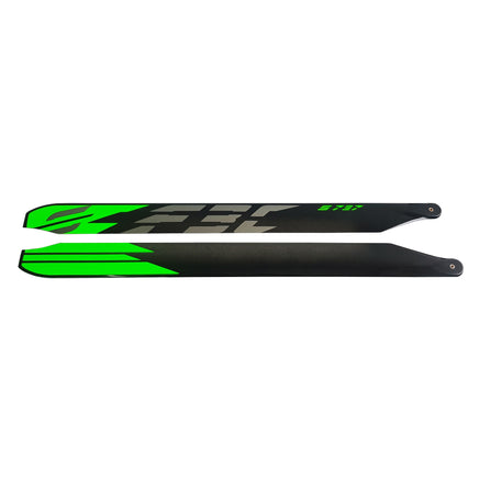 S737-LG Main Blades S737 Light Green - Goblin Genesis F3C - Mad 4 Heli - image 2