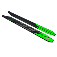 S737-LG Main Blades S737 Light Green - Goblin Genesis F3C - Mad 4 Heli - image 3