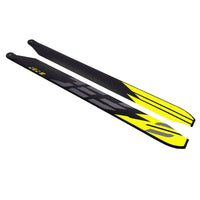 S737-Y Main Blades S737 Yellow - Goblin Genesis F3C - Mad 4 Heli - image 3
