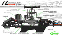 SG426 ILGoblin PRO 420 White (backordered)-Mad 4 Heli
