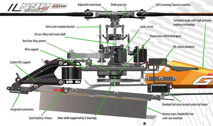 SG590 ilGoblin 590 Orange-Mad 4 Heli