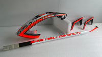 SG763 IL GOBLIN RAW 700 Orange White Custom Theme Kit (special order)-Mad 4 Heli
