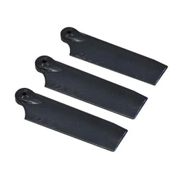 SP-OXY3-102-3 - OXY3 - 3X Tail Blade 47mm - Black-Mad 4 Heli