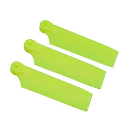 SP-OXY3-102-4 - OXY3 - 3X Tail Blade 47mm - Yellow-Mad 4 Heli