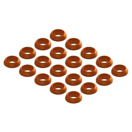 SP-OXY3-133 - C Washer M2, Orange 20pcs-Mad 4 Heli