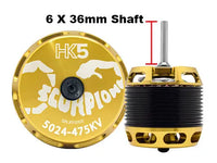 Scorpion HK5-5024-475kv (6 x 36mm shaft) (special order)-Mad 4 Heli