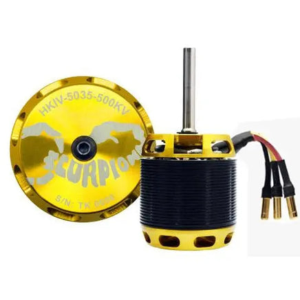 Scorpion HKIV-5035-500KV (8mm 55mm)-Mad 4 Heli