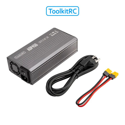 ToolkitRC - ADP450 450W 24V 19A Power Supply Unit with XT60 Output-Mad 4 Heli