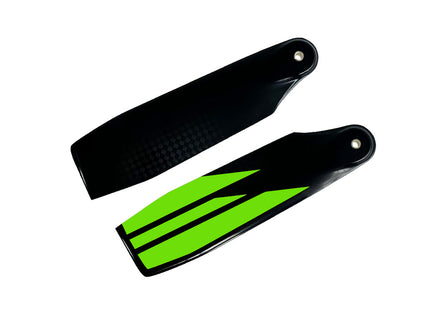 S105-GR Tail Blades S105 Green-Mad 4 Heli