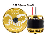 Scorpion HK5-5024-535kv (6 x 36mm shaft) NEW RELEASE-Mad 4 Heli