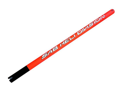 H2305-S ILGoblin RAW CF Tail Boom Orange-Mad 4 Heli