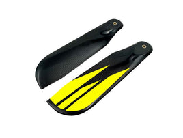 S110-Y Tail Blades S110 Yellow-Mad 4 Heli