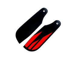 S72-O SAB Carbon Fiber Tail Blade 72mm Orange-Mad 4 Heli