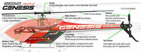 SG425 Mini GENESIS Orange (Pre order)-Mad 4 Heli