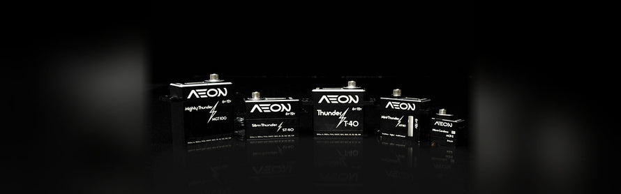 AEON RC brushless servos banner