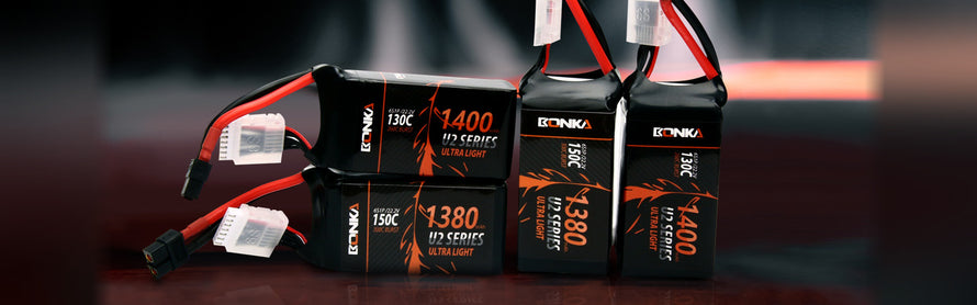 BONKA U2 Series LiPo batteries banner